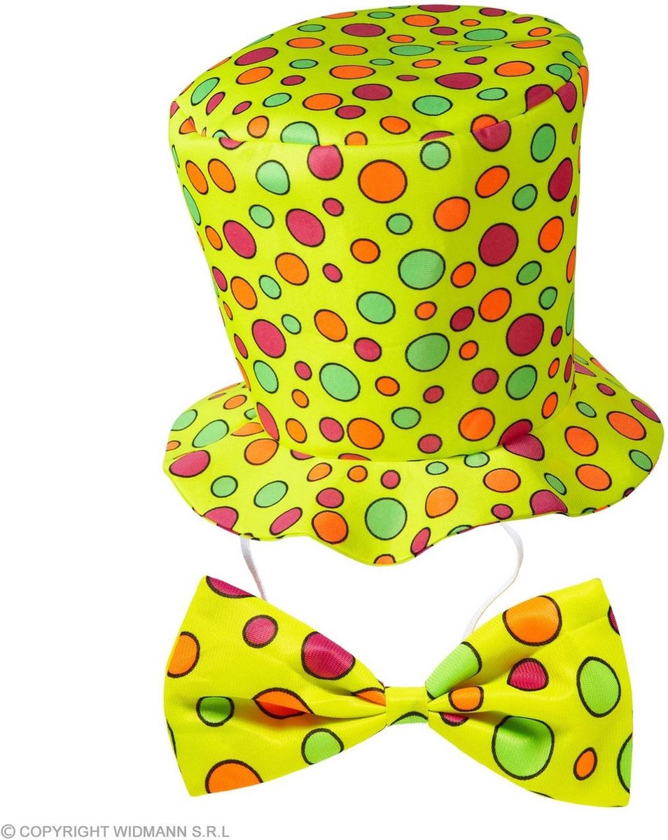 Clown & Nar Kostuum | Sunny De Zonnige Clown Set | Carnavalskleding | Verkleedkleding